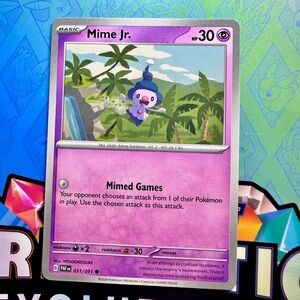 mime jr (031/091) - common — pokémon: paldean fates